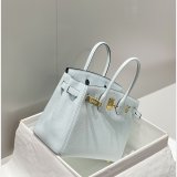 Luxury hermes birkin handbag togo leather 30cm