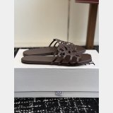 Top Loewe Petal Anagram Rhinestone Suede Slide
