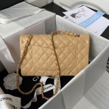 TOP CC Classical Flap 1112 Caviar leather Handbags 25cm
