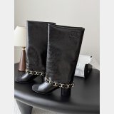 CC 25K Chain-detail knight boots