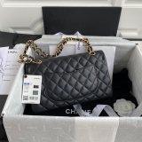 TOP CC Flap 1112 Caviar leather 25cm Handbags