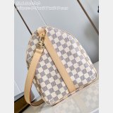 Louis Vuitton Keepall Bandoulière 45 Damier Azur Canvas N40909 Bag