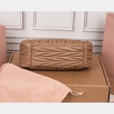 MIU MIU Wander matelasse nappa leather hobo bag 25CM