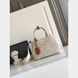 Prada Jardiniere cotton canvas handbag