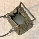 TOP Bottega Veneta small Parachute bag suede
