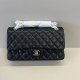 AAA+ Quality CC FLAP Handbag 25cm Caviar Leather
