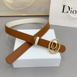 Reversible Dior Oblique Belt 30MM