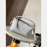 Top loewe In grained leather Puzzle Bag 24CM