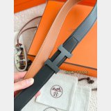 Hermes Constance reversible leather belt