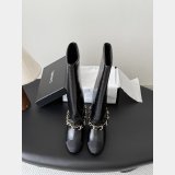 CC 25K Chain-detail knight boots