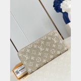 Louis Vuitton Zippy Wallet Monogram Denim M28297 Bag
