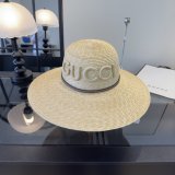 Top Quality Gucci Straw Fedora