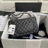 TOP CC Flap 1112 Caviar leather 25cm Handbags