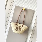 New Loewe Anagram Basket beach Bag