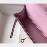 Perfect Hermes human handmade stiching Mini Kelly