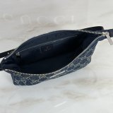 Gucci 1:1 874743 Blue Lady Lunetta Small Shoulder Bag