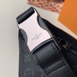 Top Quality Louis Vuitton Replicas Monogram Canvas Bumbag M44336 Black
