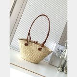 New Loewe Anagram Basket beach Bag