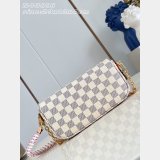Louis Vuitton Wallet On Chain Ivy Damier Azur Canvas N40916 Bag