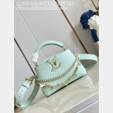 Luxury Louis Vuitton Designer Capucines M29608 Mint Green Handbags