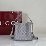 Gucci AAA+ GG Emblem Small Bucket 847090/815118 Bag