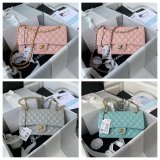 TOP CC Flap 1112 Caviar leather Handbags 25CM