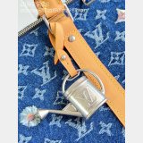 Louis Vuitton Designer Keepall Bandoulière 50 M27781 Blue Bag