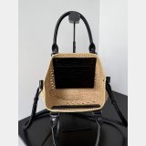 Balenciaga Le City Basket Raffia bag