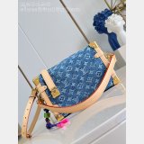 Perfect Louis Vuitton M27450 Side Trunk MM Monogram Denim Bag