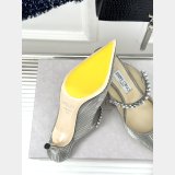 Jimmy Choo Bing Mules with Crystal Strap