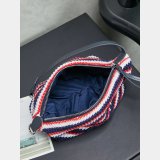 MIU MIU Fabric Crochet Pouch Multicolor