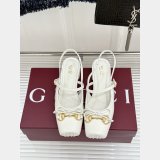 Gucci Horsebit Leather Slingback Heels