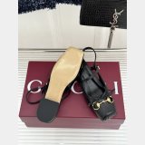 Gucci Horsebit Leather Slingback Heels