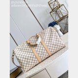 Louis Vuitton Keepall Bandoulière 45 Damier Azur Canvas N40909 Bag