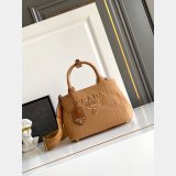 Prada Jardiniere cotton canvas handbag