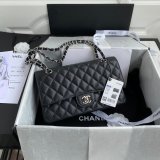 TOP CC Classical Flap 1112 Caviar leather Handbags 25cm