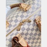 Louis Vuitton Keepall Bandoulière 45 Damier Azur Canvas N40909 Bag