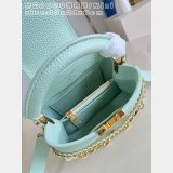 Luxury Louis Vuitton Designer Capucines M29608 Mint Green Handbags