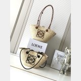 New Loewe Anagram Basket beach Bag