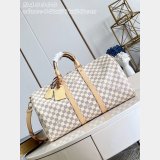 Louis Vuitton Keepall Bandoulière 45 Damier Azur Canvas N40909 Bag