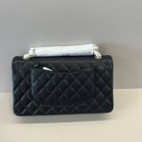 AAA+ Quality CC FLAP Handbag 25cm Caviar Leather