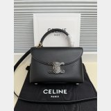 TEEN NINO BAG IN SMOOTH SATINATED CALFSKIN WITH ENAMEL CLOSURE
