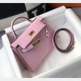 Perfect Hermes human handmade stiching Mini Kelly