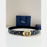 AAA Christian Dior Icon Canvas Belt 35mm