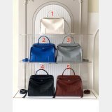 Large Loewe Amazona 180 bag in croco calfskin