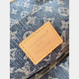 Louis Vuitton 1:1 M14430 Blue Speedy Soft 30 Monogram Denim Bag