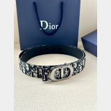 AAA Christian Dior Icon Canvas Belt 35mm