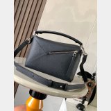 Top loewe In grained leather Puzzle Bag 24CM