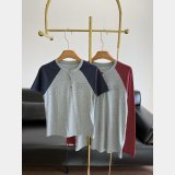 Miu Miu Cotton jersey Henley shirt