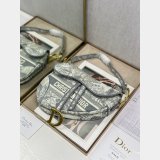 Replica Dior Oblique Jacquard Saddle Bag
